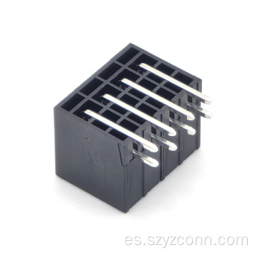 Conector de cabezal de clavija de oblea de paso de 4,2 mm sólido